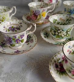  12 tazze da the ROYAL ALBERT NUOVO MAI USATO