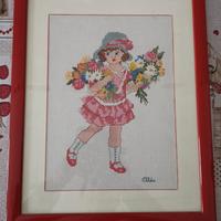 Quadro ricamato a mano