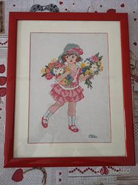 Quadro ricamato a mano