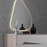 specchio con luci led