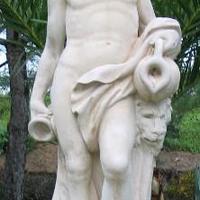 Statua Bacco in polvere di marmo