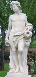 Statua Bacco in polvere di marmo