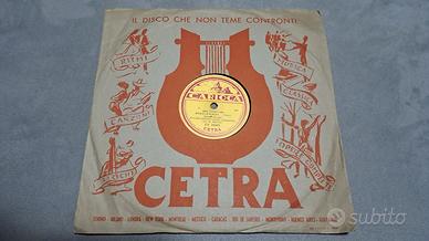 Disco Cetra 78giri Brasileirinho Delicado ES 35005