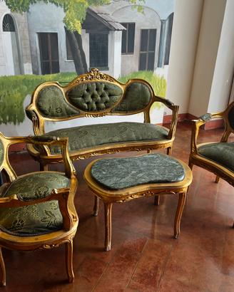 Set da salotto colore verde
