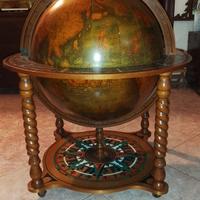 Porta liquori mappamondo XXL vintage 