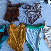 Lotto capi mare costumi interni e parei