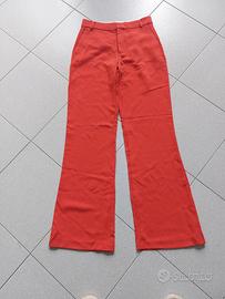 pantalone lyocell arancione