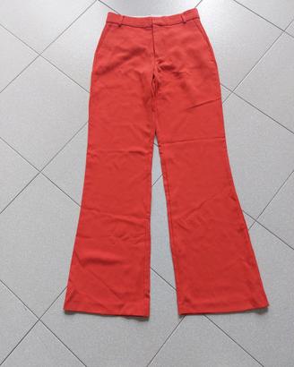 pantalone lyocell arancione