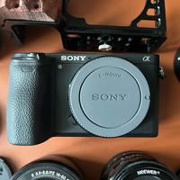 Sony a6500 + sigma 16 + cage