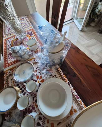 Servizio piatti Te/Caffè Richard Ginori Impero Blu