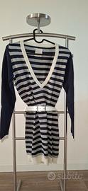 Maglione Max&Co a righe blu e grigio