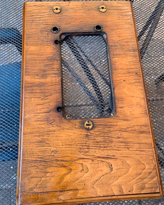 Singer base in legno