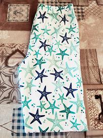 Leggings bambina con stelle marine