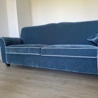 divano nuovo in veluto da 3 posti