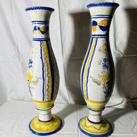 2 Vas vintage dipinti a mano