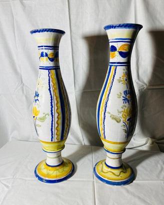 2 Vas vintage dipinti a mano