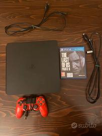 ps 4 slim  500 GB + 1 controller + TLOU part 2