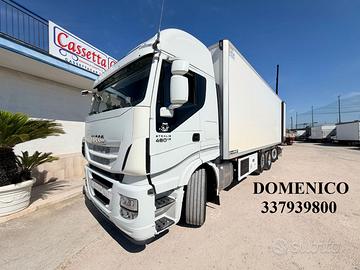 IVECO STRALIS 480 4 ASSI CELLA FRIGO CON GANCERE T