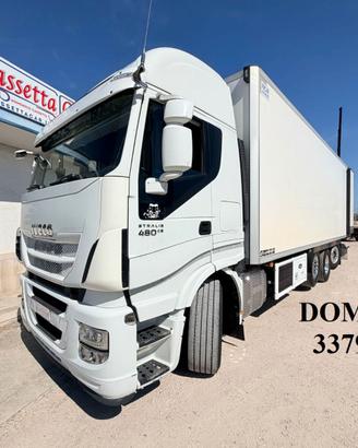 IVECO STRALIS 480 4 ASSI CELLA FRIGO CON GANCERE T