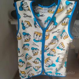 Gilet pile Paperino vintage