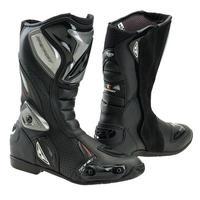 STIVALE PELLE RACING MOTO PREXPORT SONIC NERO