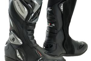 STIVALE PELLE RACING MOTO PREXPORT SONIC NERO