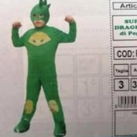 Vestito carnevale Geko Pj Mask