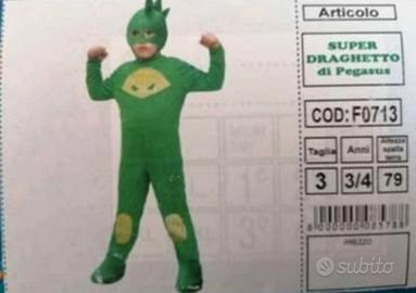 Vestito carnevale Geko Pj Mask