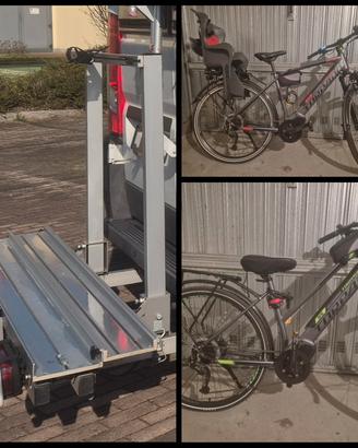 Porta e-bike weih-tec slid 170 kg + 2 e-bike 