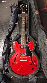 chitarra Gibson es 335 rossa semiacustica 