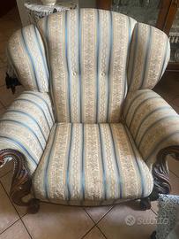 Poltrone stile XV barocco