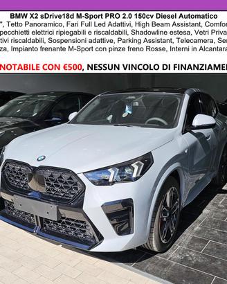 BMW X2 M-Sport PRO Camera Tetto Navi PDC NEW MODEL