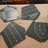 LEGO base per strade, verde e sabbia