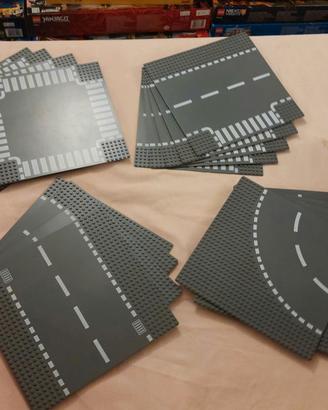 LEGO base per strade, verde e sabbia