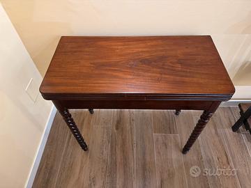 Tavolo consolle antica in legno