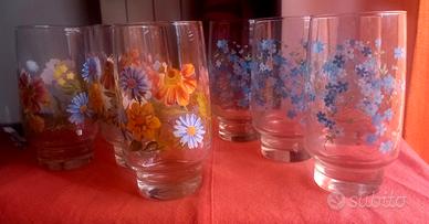 Arcopal anni '60 bicchieri 