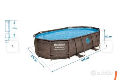 Piscina Bestway Power steel 488 x 305 x 107