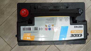 Batteria 74 ah nuova  comprata il04/062026