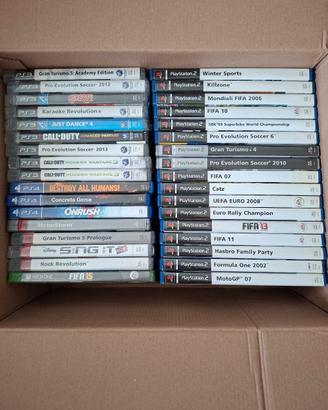 giochi ps2, ps3 e ps4