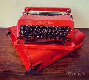OLIVETTI VALENTINE S- MACCHINA DA SCRIVERE VINTAGE