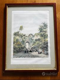 Quadro Napoli Arco Felice di Cuma 42x32 cm