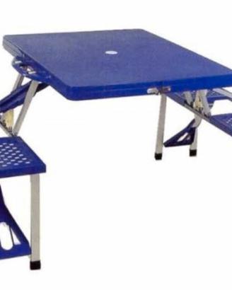 Tavolo picnic pieghevole con panche – Esterno