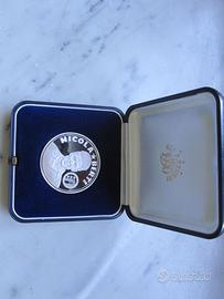 MEDAGLIA ARGENTO GLI AZZURRI DEL 1990 NICOLA BERTI
