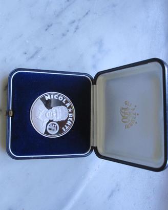 MEDAGLIA ARGENTO GLI AZZURRI DEL 1990 NICOLA BERTI