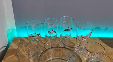 Set 10 bicchieri da birra assortiti