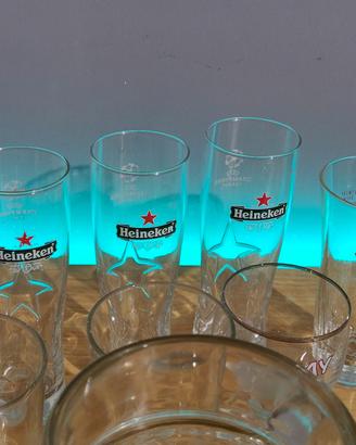 Set 10 bicchieri da birra assortiti