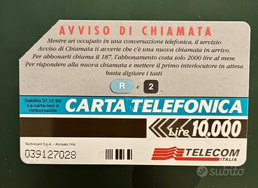 Carta telefonica