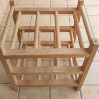portabottiglie in legno 