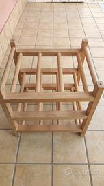 portabottiglie in legno 