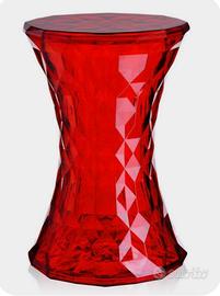kartell stone rosso trasparente 
